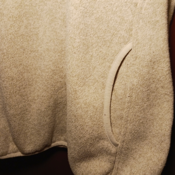 LL Bean Sweater Fleece Pullover preppy large - Picture 3 of 8